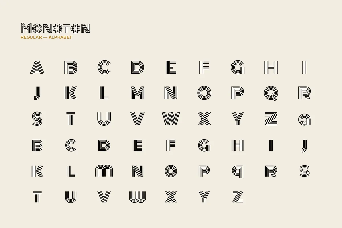 Monoton Font