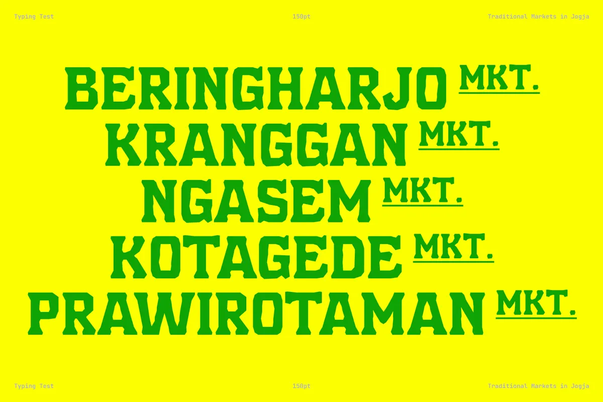 PRAK Podomoro - Hand-Cut Display Font