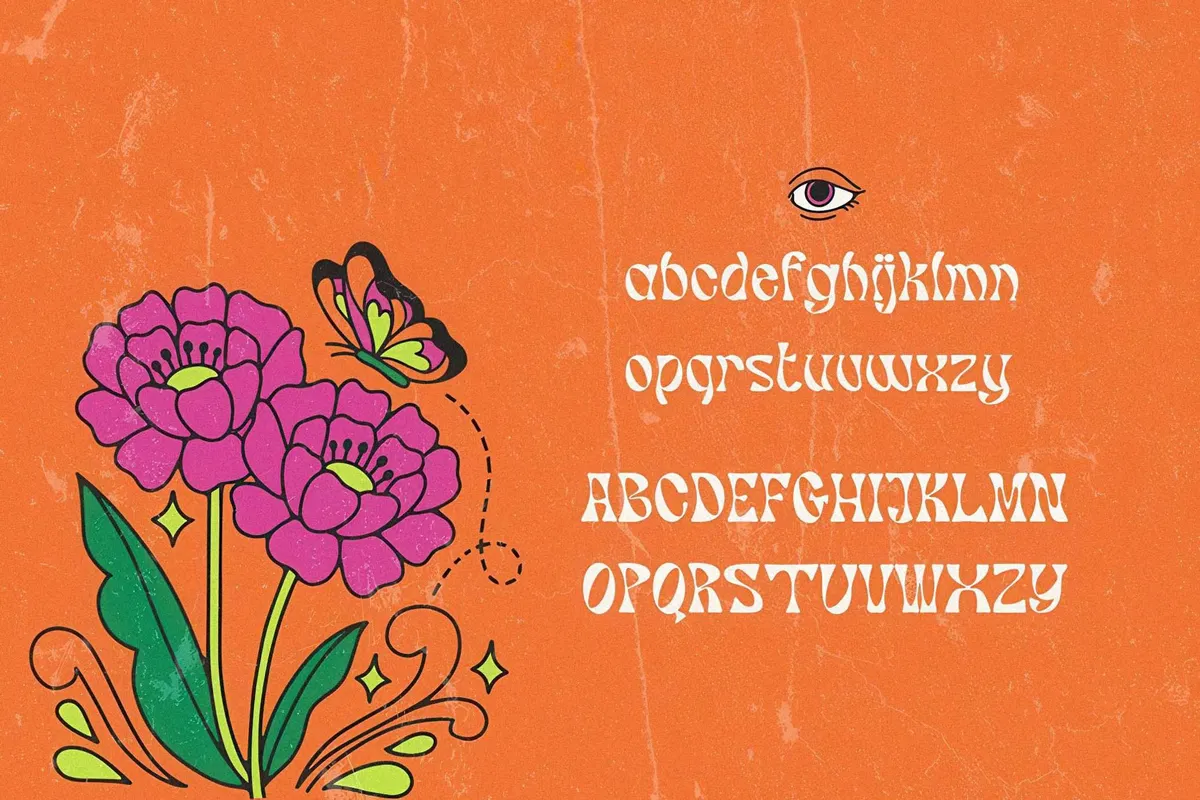 Maverick - Groovy 1960's Typeface