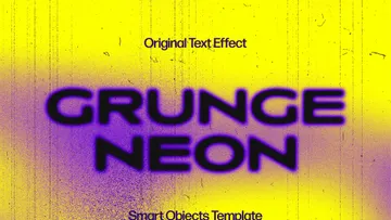 Grunge Neon Text Effect