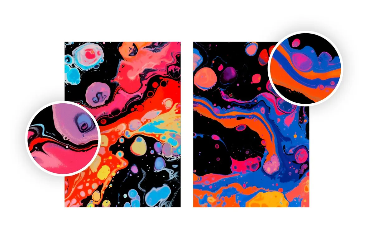Abstract Liquid Ink Backgrounds