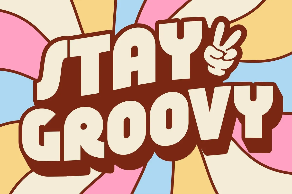 Groove Machine - 1970's Disco Typeface