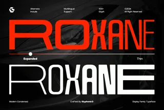GC Roxane - Tall Condensed Display Font