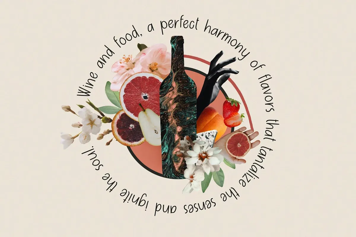 Winetastic. Collage & Illustrations