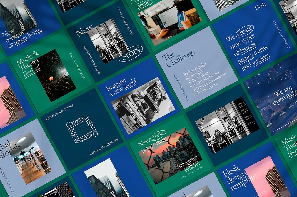 FLOSK Instagram Templates