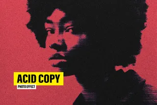Acid Copy Photo Effect