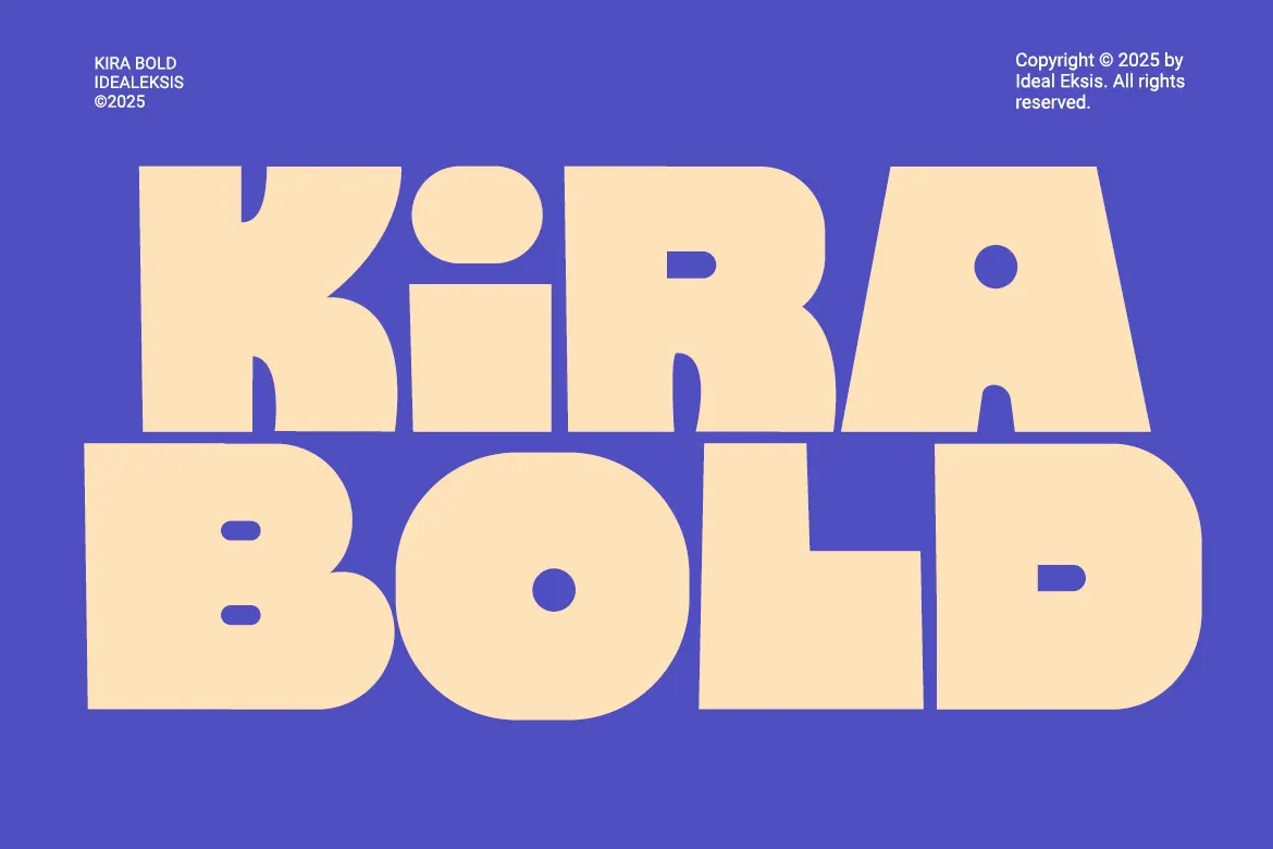 Kira - Extra Bold Display Font