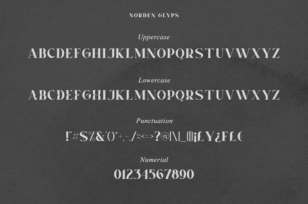 Norden — Modern Serif Font