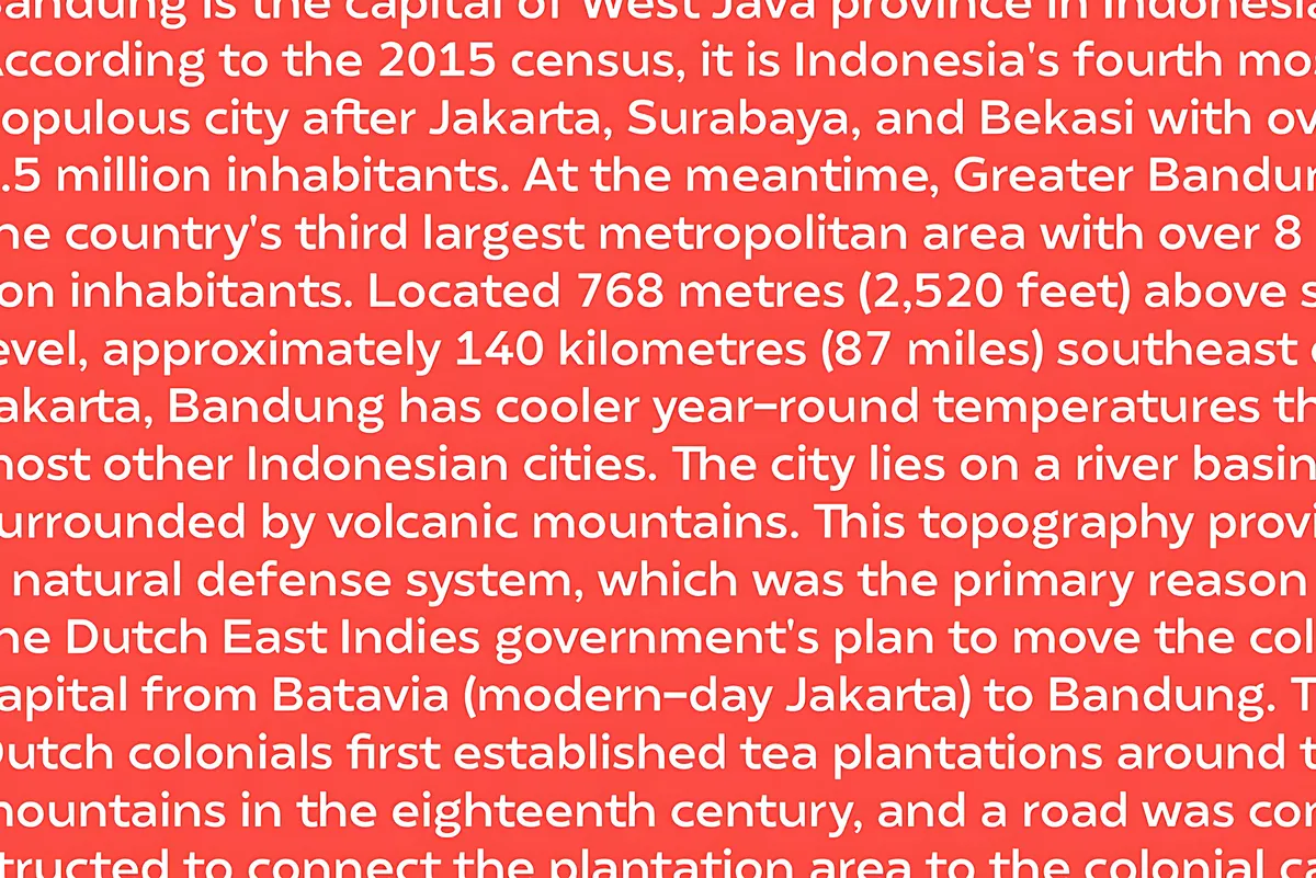 Matahari Sans Font Family