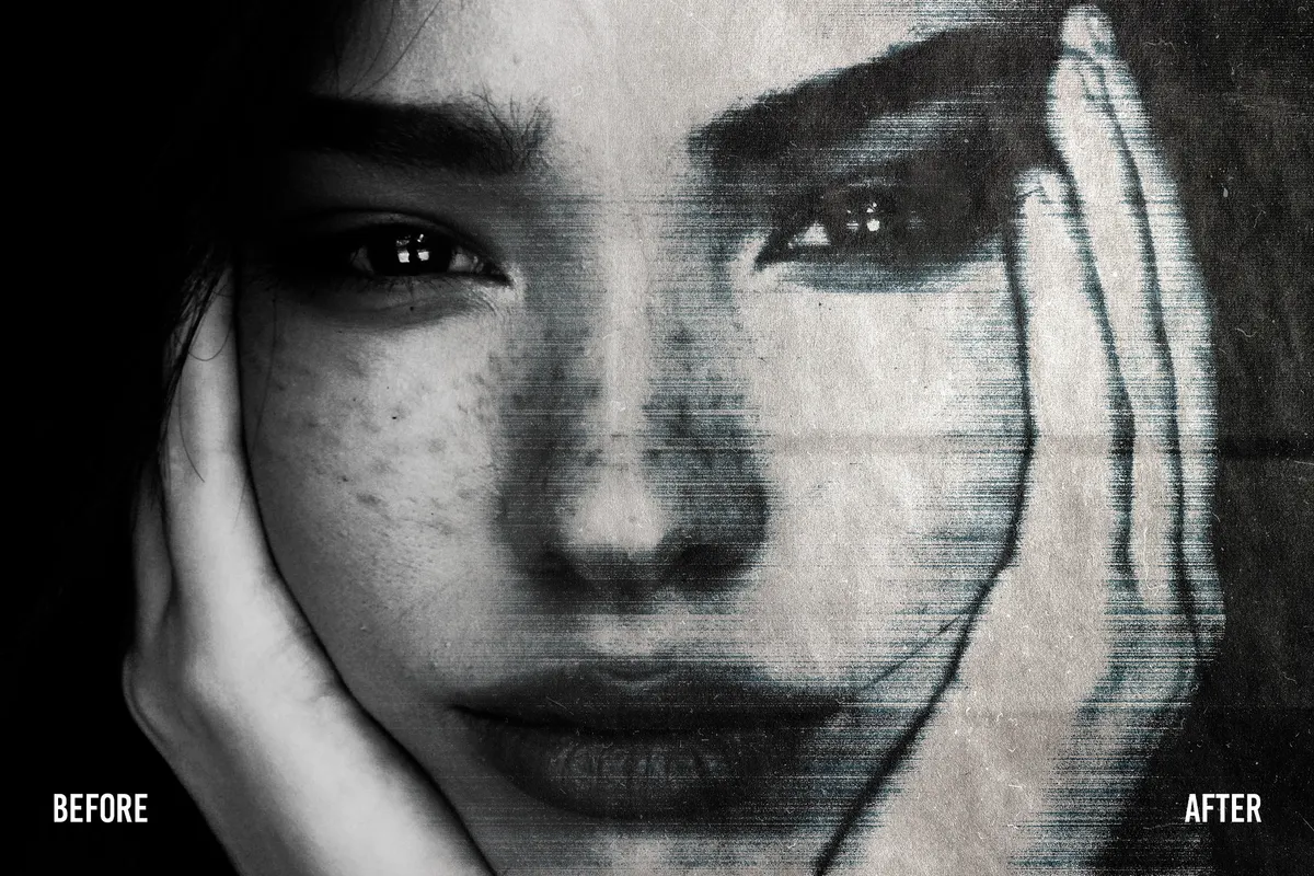 Grunge Photocopy Effect