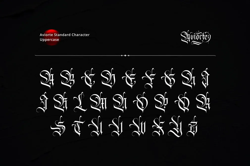 Aviorte Blackletter Font