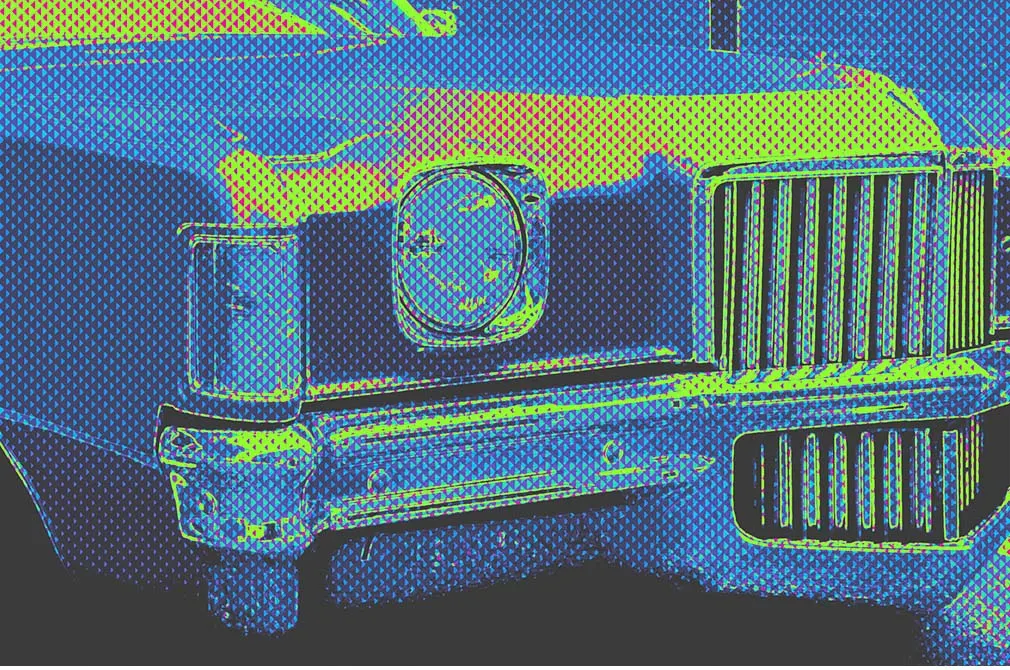 70s Acid Halftone Photo Effect