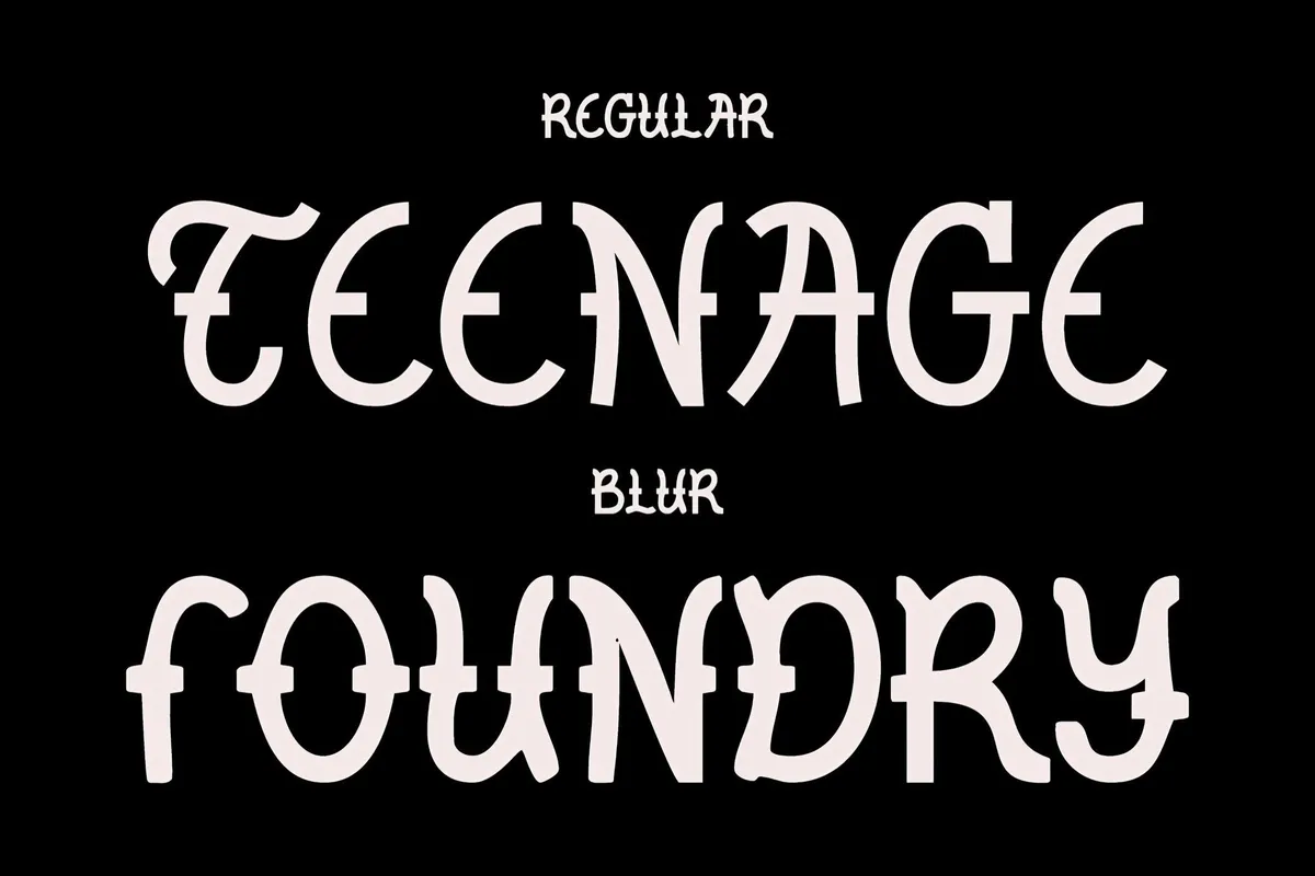 TF Wasted Growth — Display Font