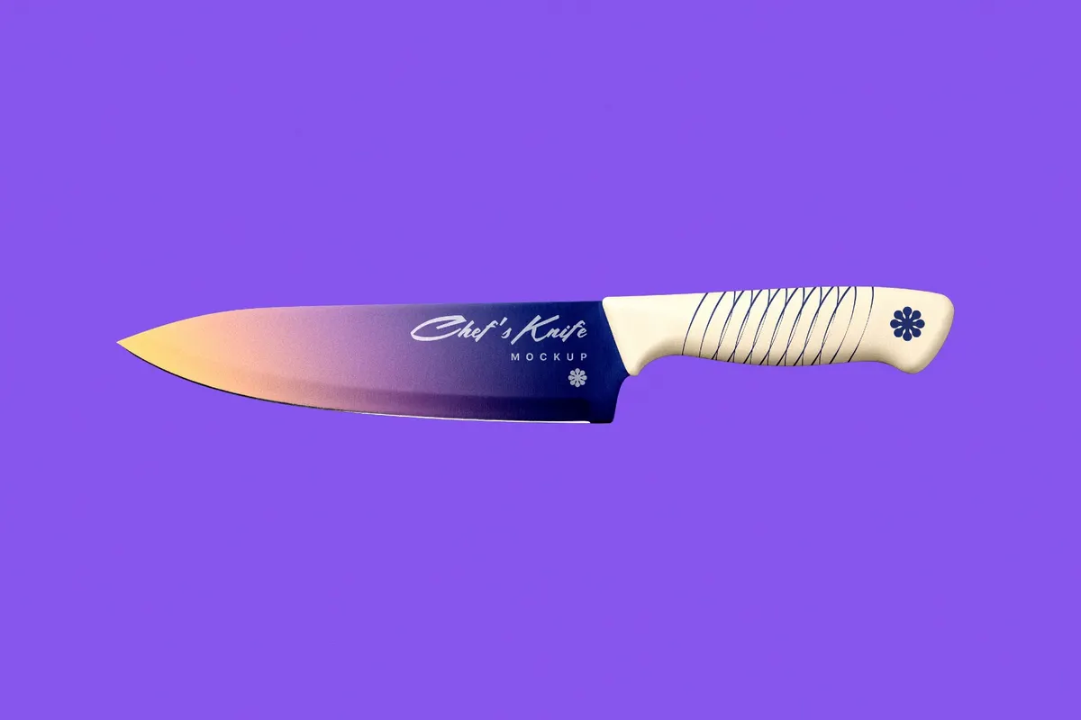 Chef's Knife Mockup