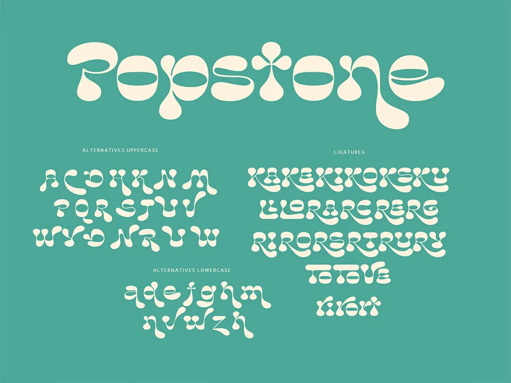 Popstone Display Font