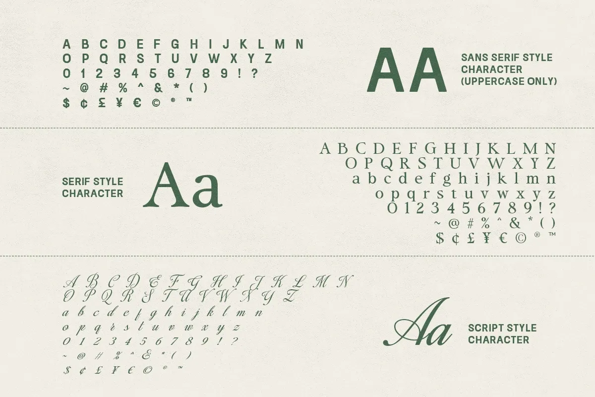 Royale Couture - Essential Font Trio