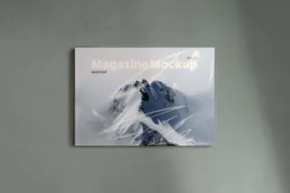 Landscape Magazine Mockup