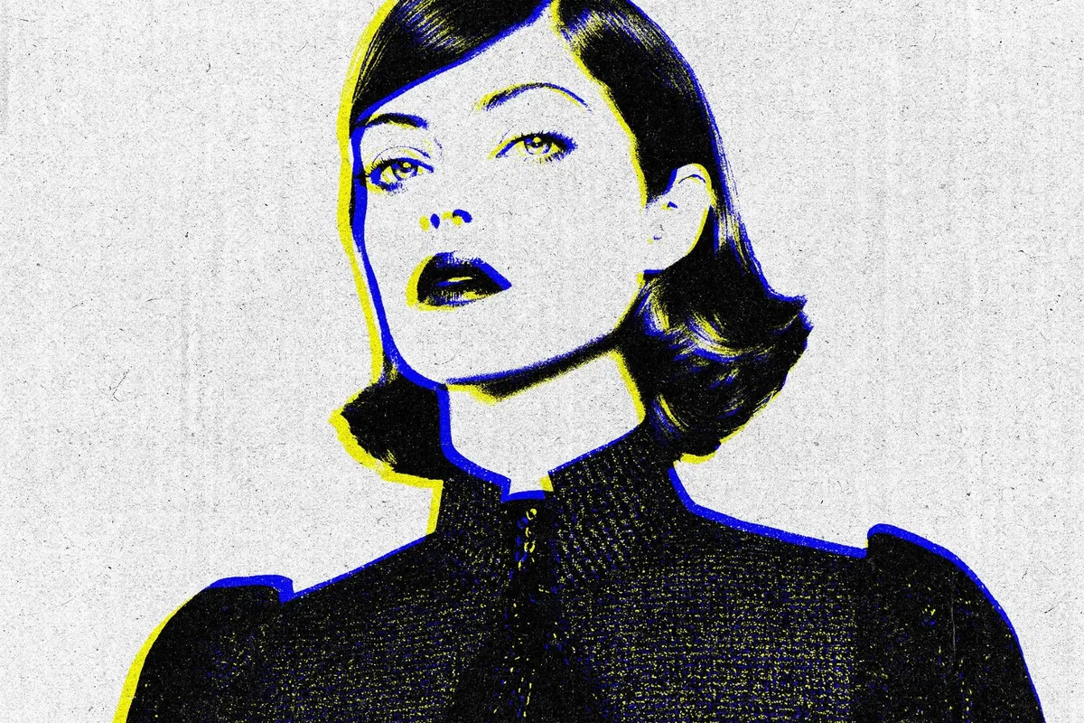 Anaglyph Glitch Photo Effect