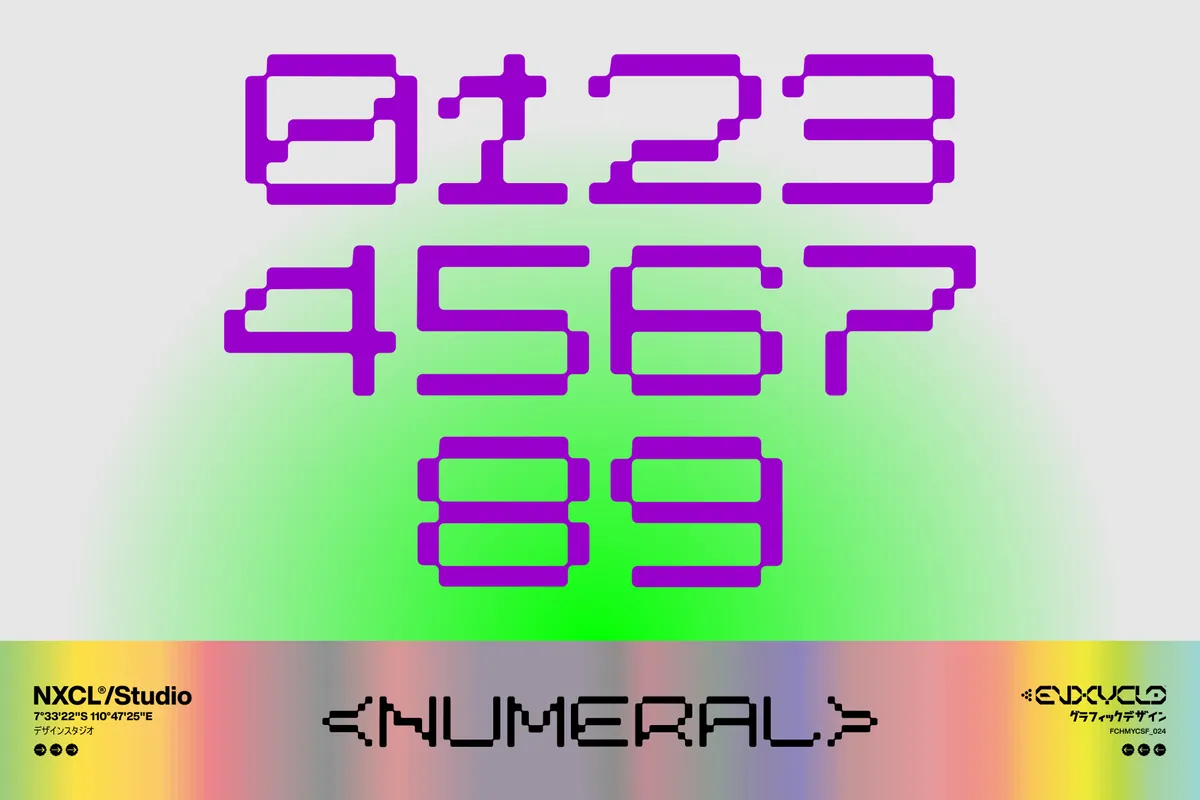 Cosmanex - Futuristic Pixel Font Family
