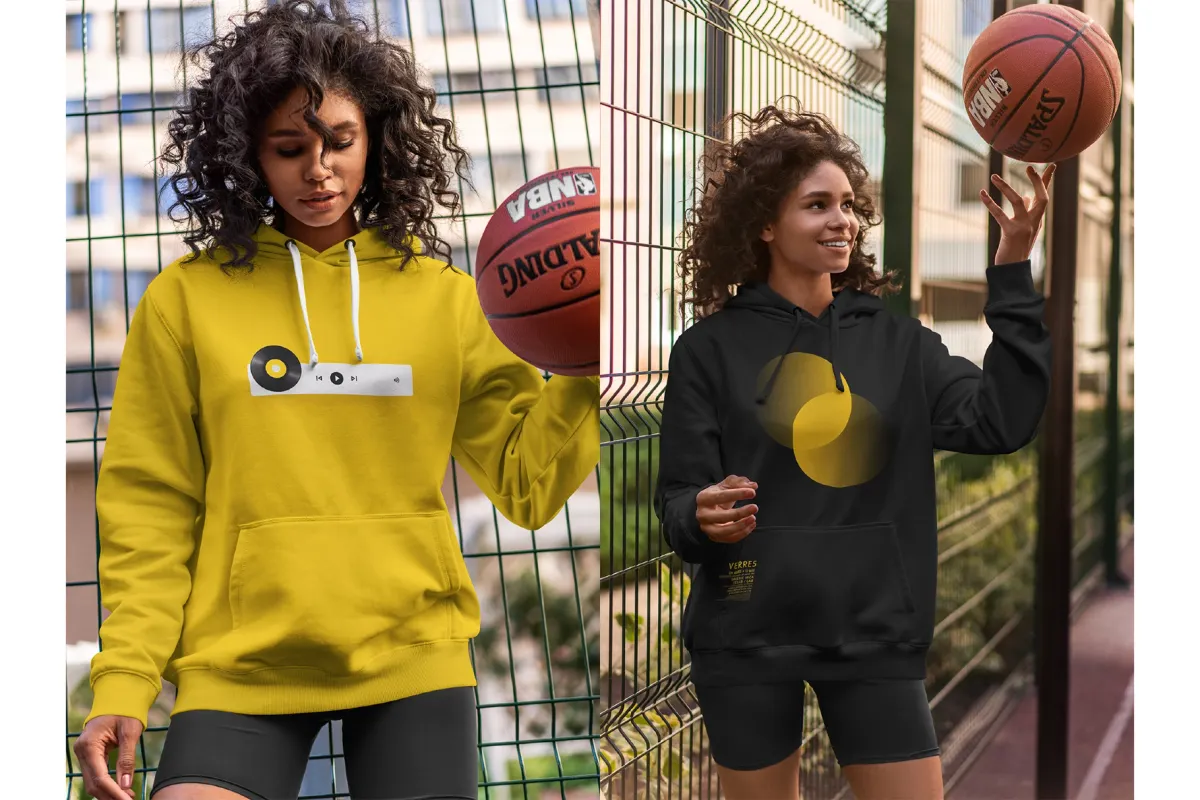 Sports Hoodie Mockup Set