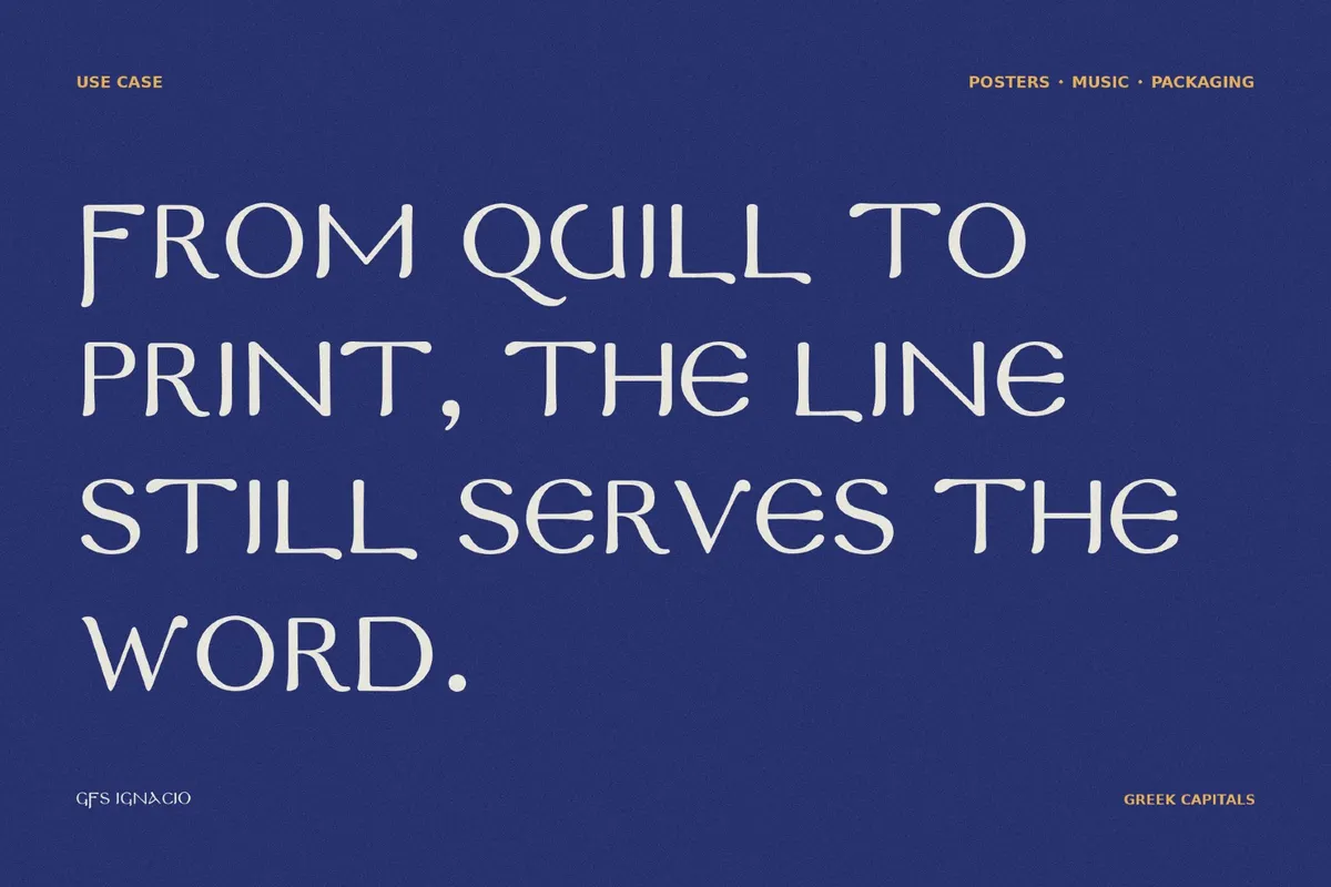 GFS Ignacio - Ancient Greek Font