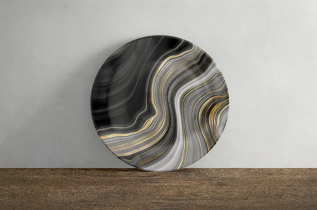 Gold Agate Stone Textures