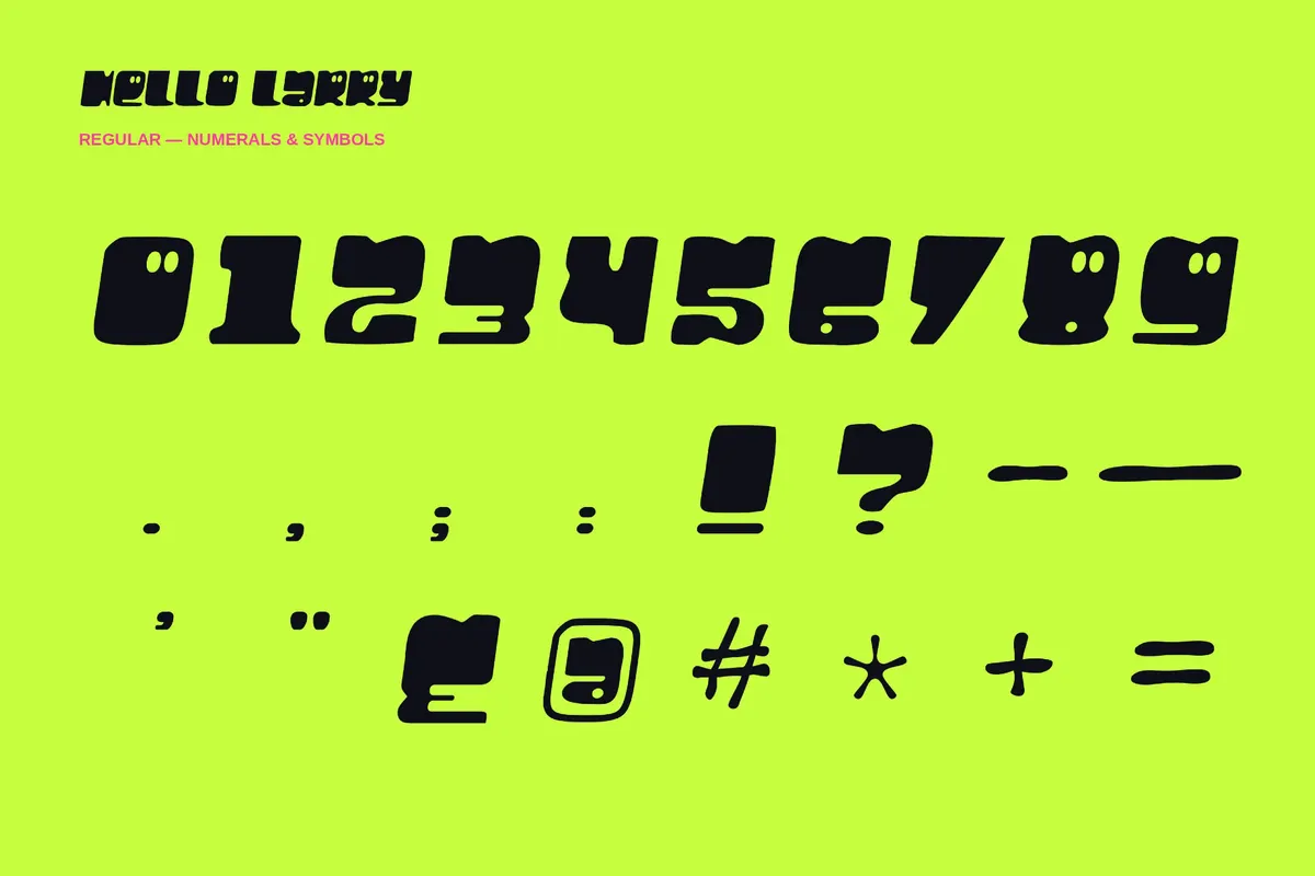 Hello Larry - Free Playful Font