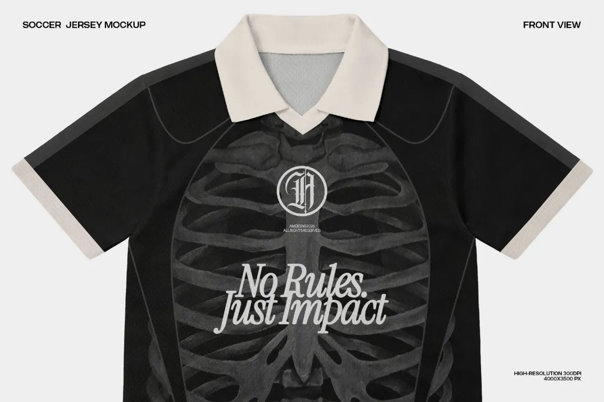 Sports Jersey Mockup - Front View