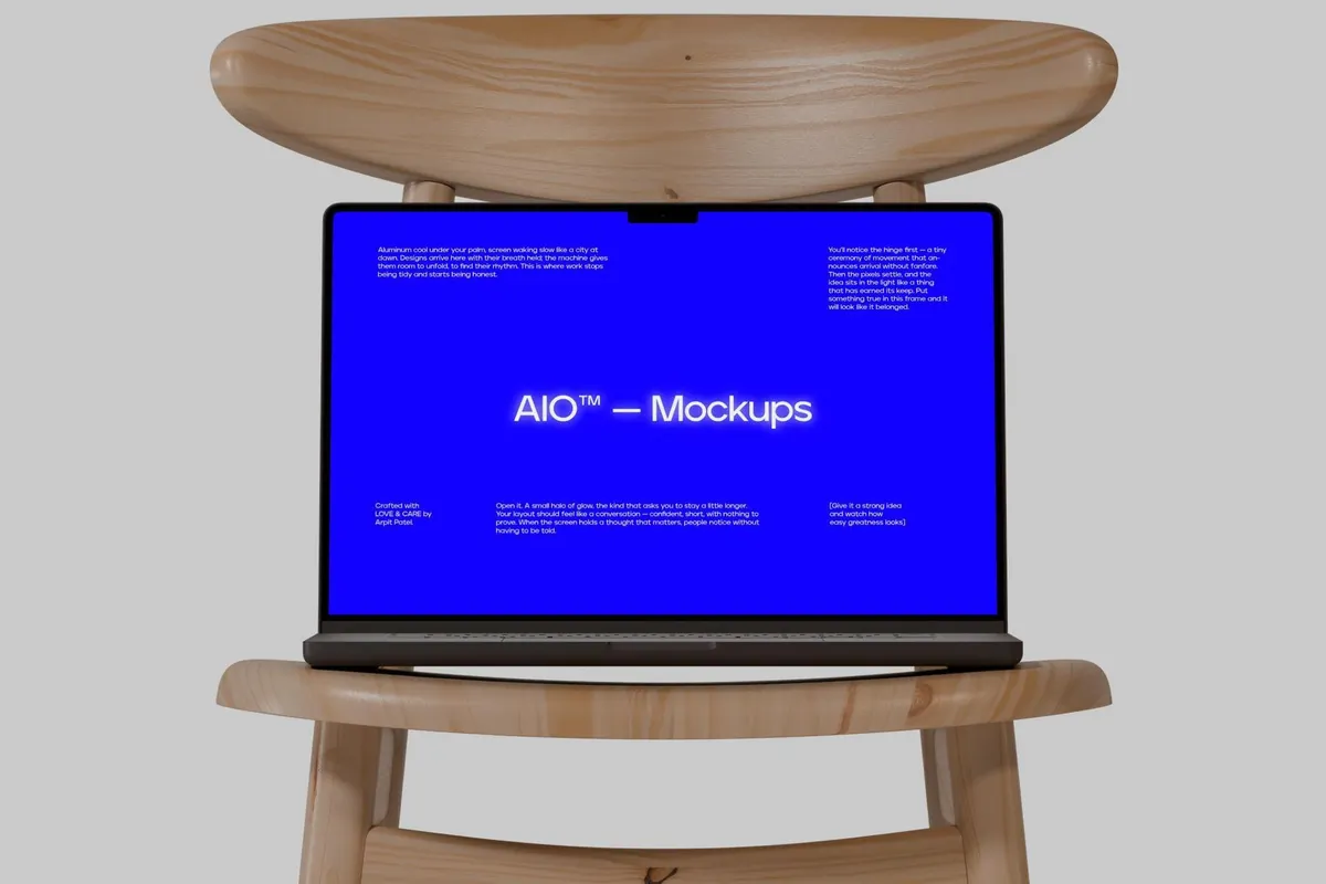 Macbook Pro 16 Inch Mockup