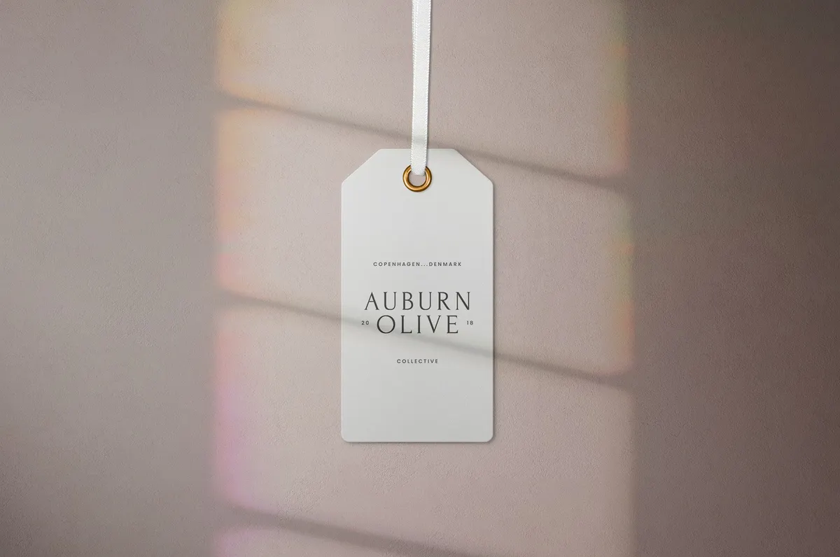 Garment Label Tag Mockups