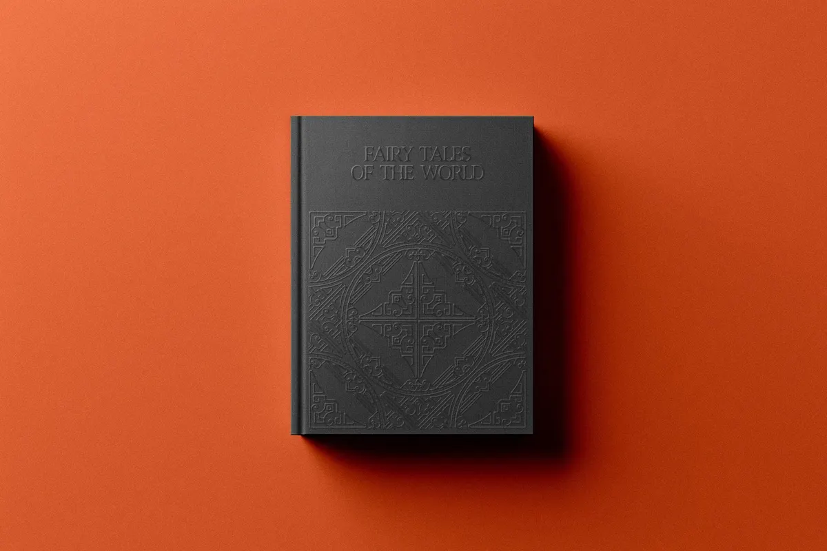 Premium Embossed Book Cover Mockup