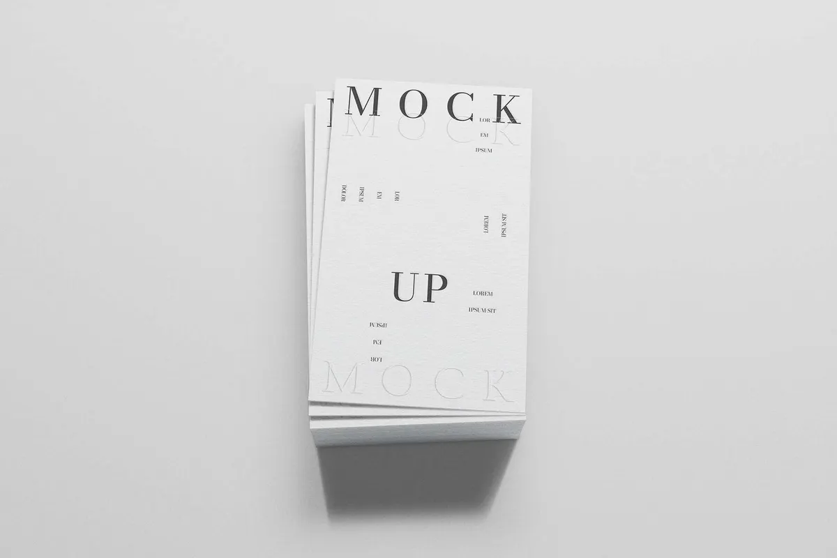 Minimalist Business Card Mockup