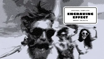Engraving Photo Effect