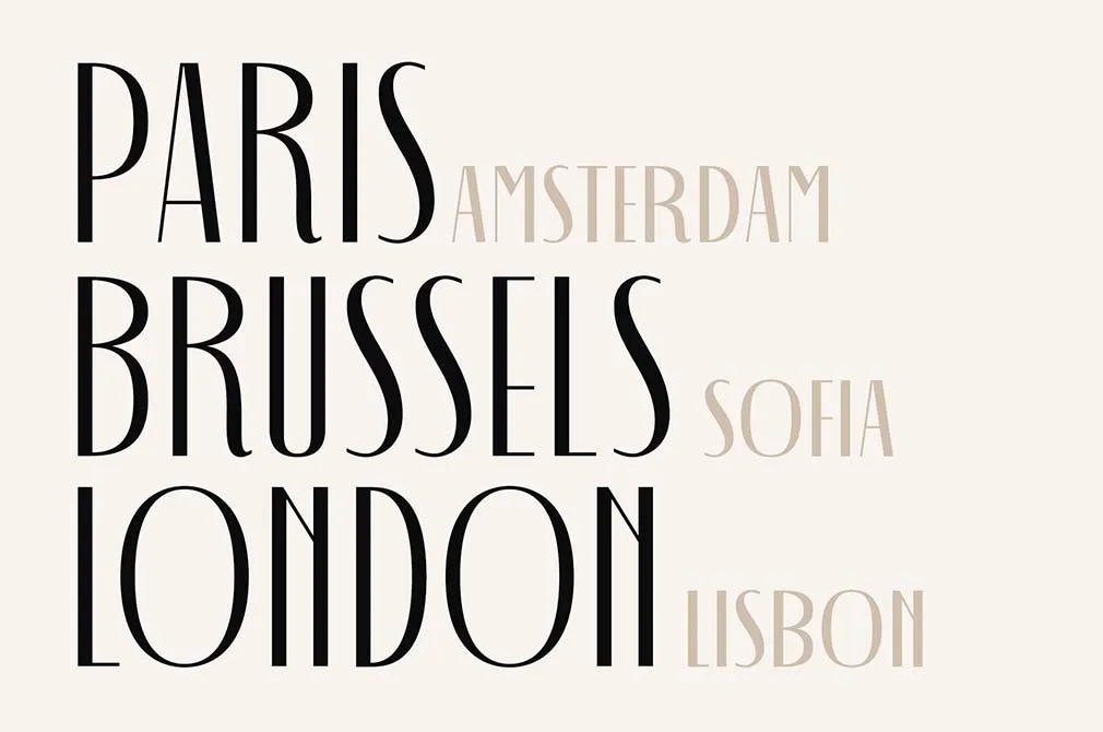 Decohead Display Font