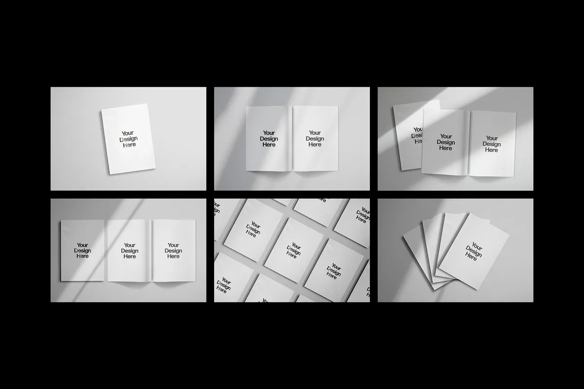 A4 Magazine Mockups