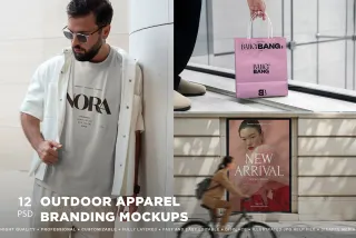 Outdoor Apparel Branding Mockups