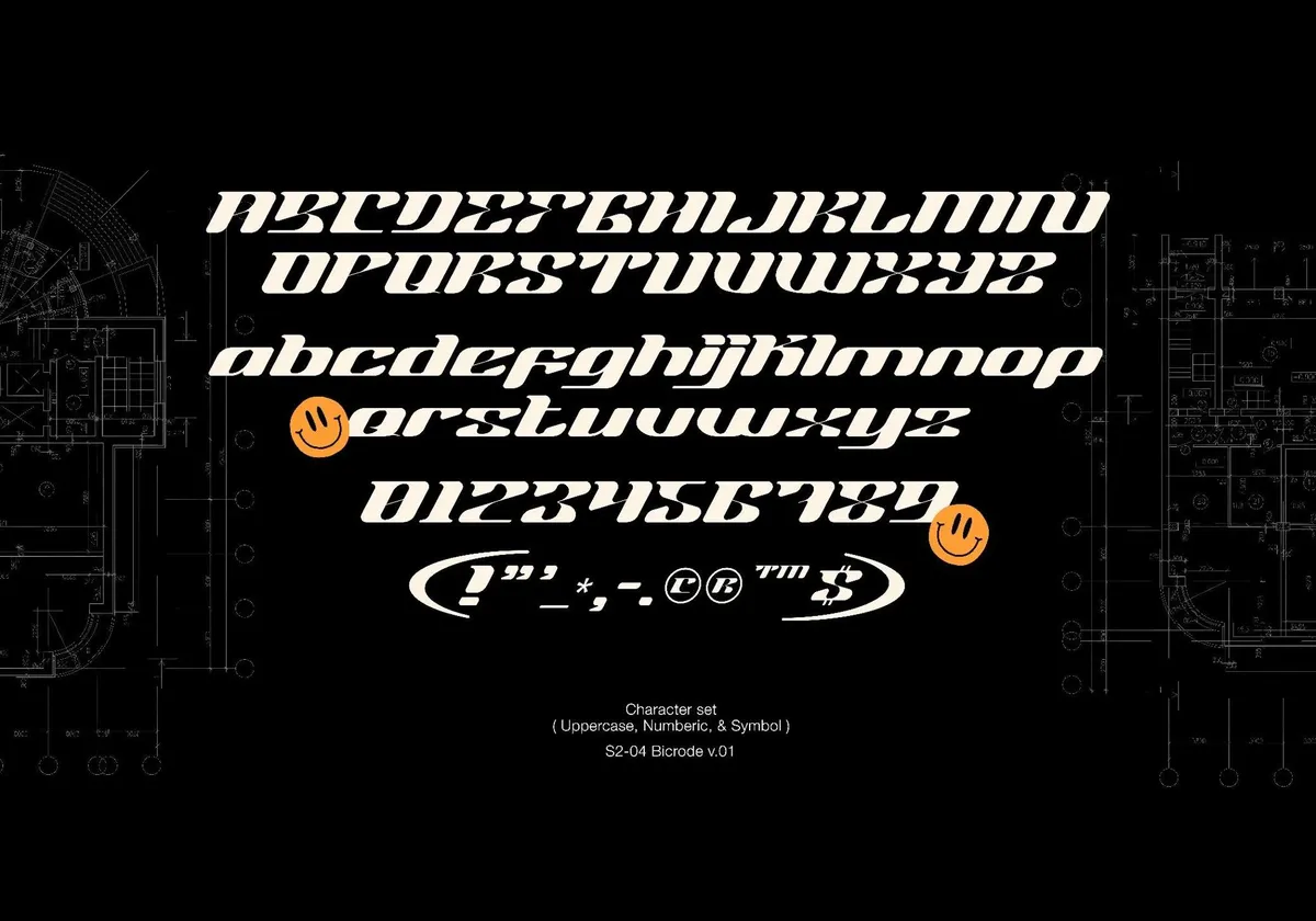Bicrode Display Font