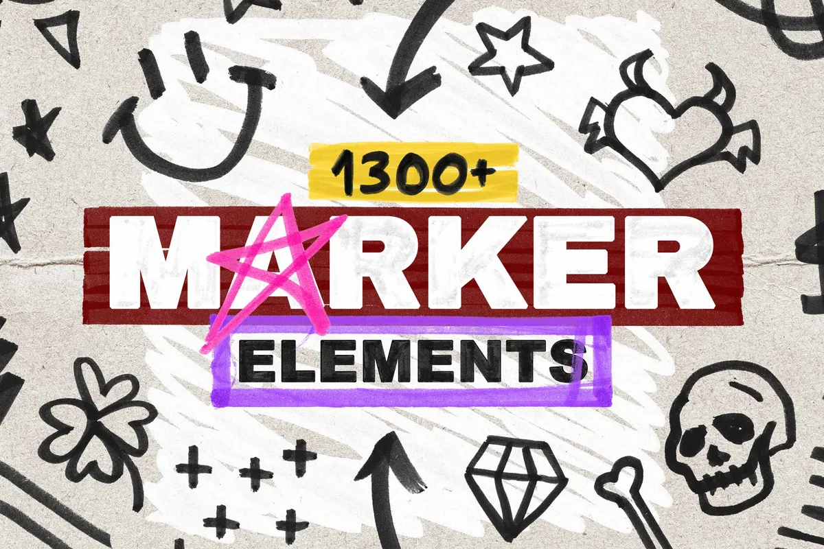 1300+ MARKER ELEMENTS