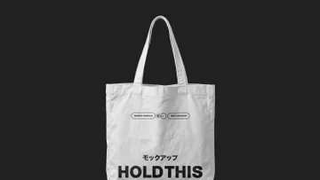 Canvas Tote Bag Mockup