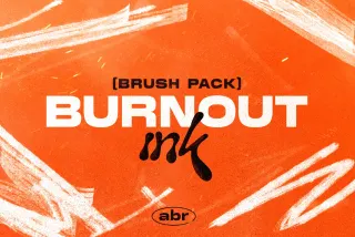 Burnout Ink Brushes for Photoshop