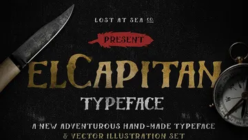 El Capitan Hand-Drawn Font