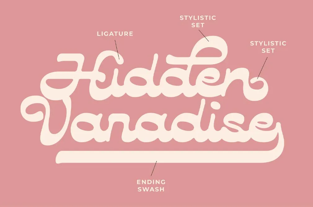 Lautren | Reverse Contrast Script