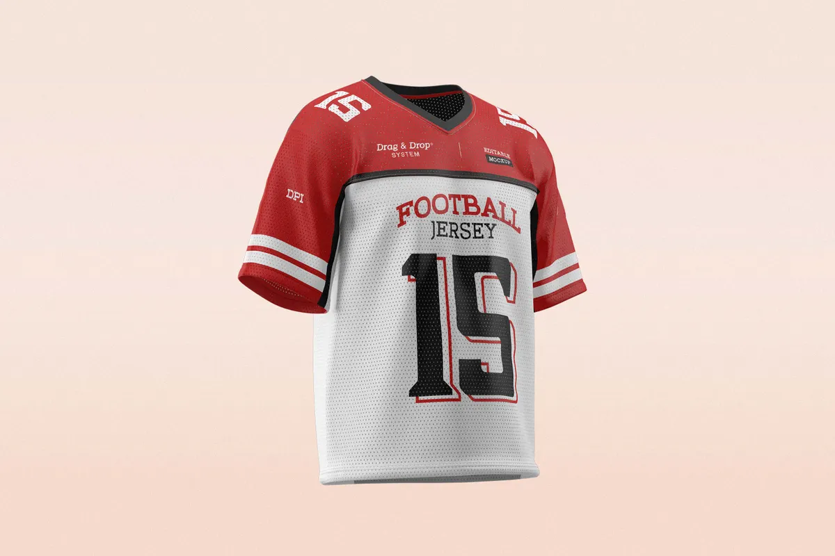 American Football Jersey Mockup