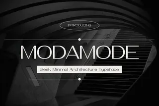 Modamode – Architecture Typeface