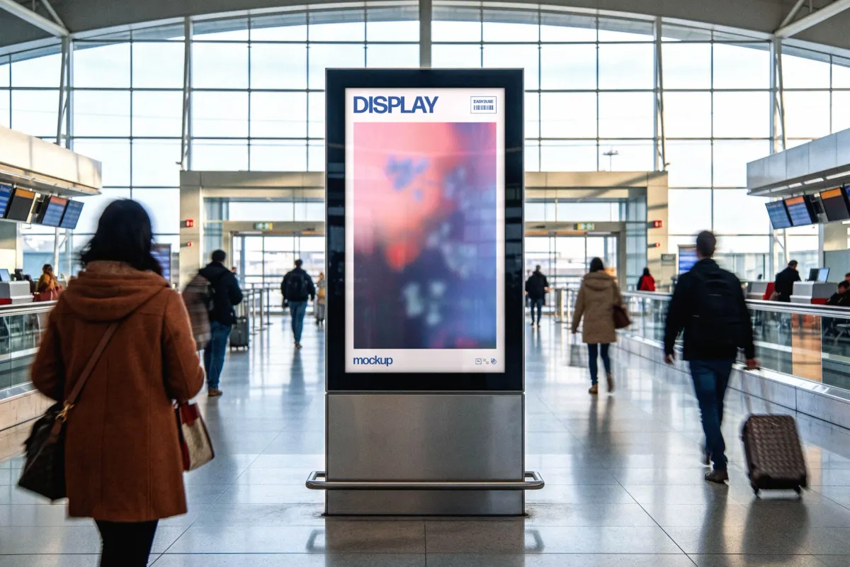 Airport Display Mockup