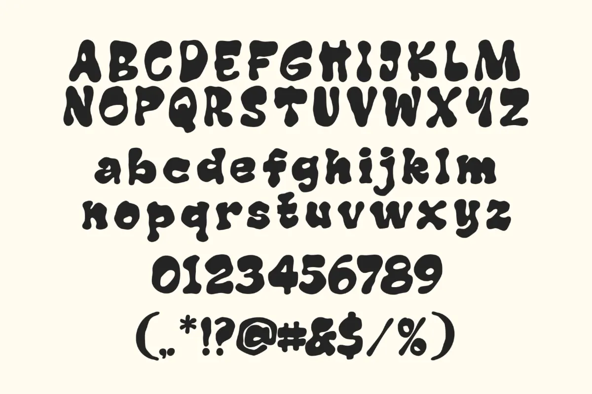 Diobel – Playful Liquify Display Font
