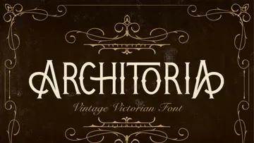 Architoria — Vintage Victorian Font