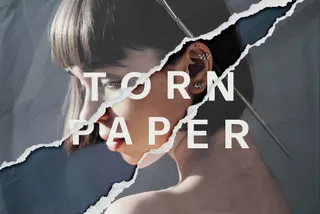 Ripped Image Photo Effect
