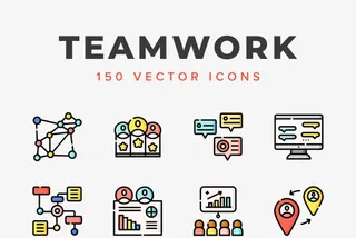 Teamwork Free Vector Icons