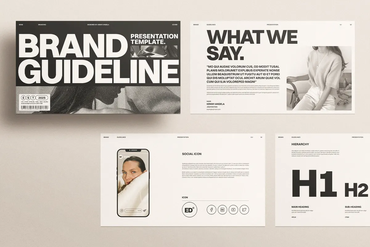 Brand Guidelines Presentation Template